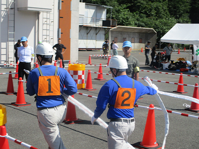 「屋内消火栓の部」の様子