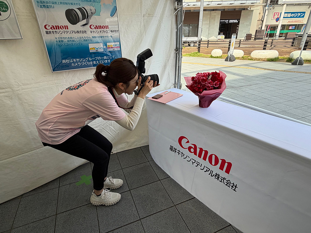 撮影体験会の様子