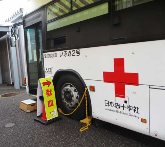 献血活動の様子